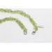 Necklace Strand String Womens Beaded Briolette Drop Peridot Gem Stone Beads B119